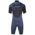 Fusion shorty Freezip 2/2 mm borstrits misty blauw wetsuit heren