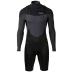 Fusion longarm shorty Freezip 2/2 mm borstrits zwart wetsuit heren