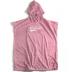 Hooded Towelie Poncho  Pink